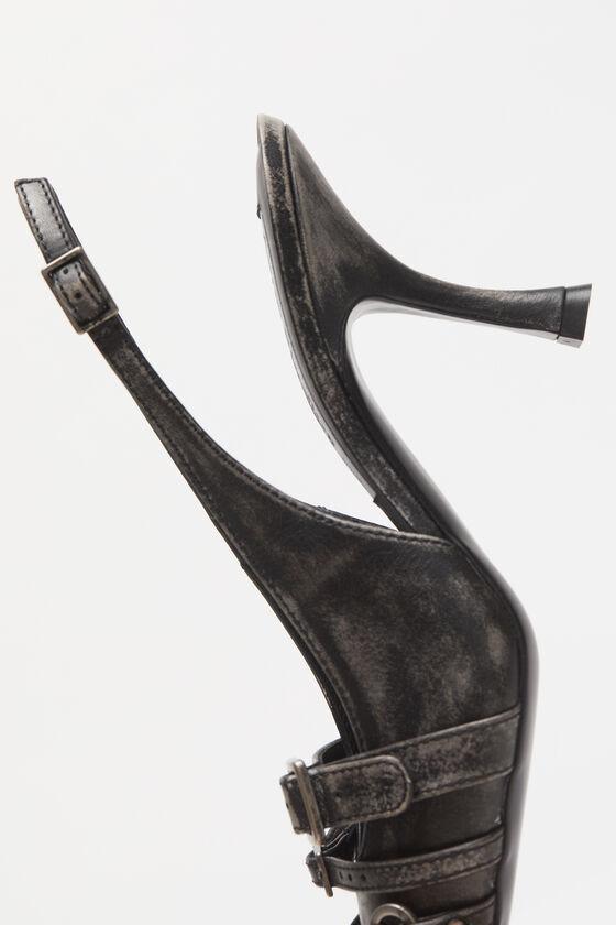 Leather heel slingbacks Product Image