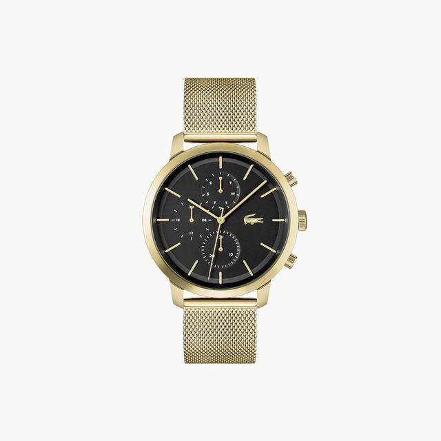 Men's Lacoste Replay Fine Gold IP Steel Product Image