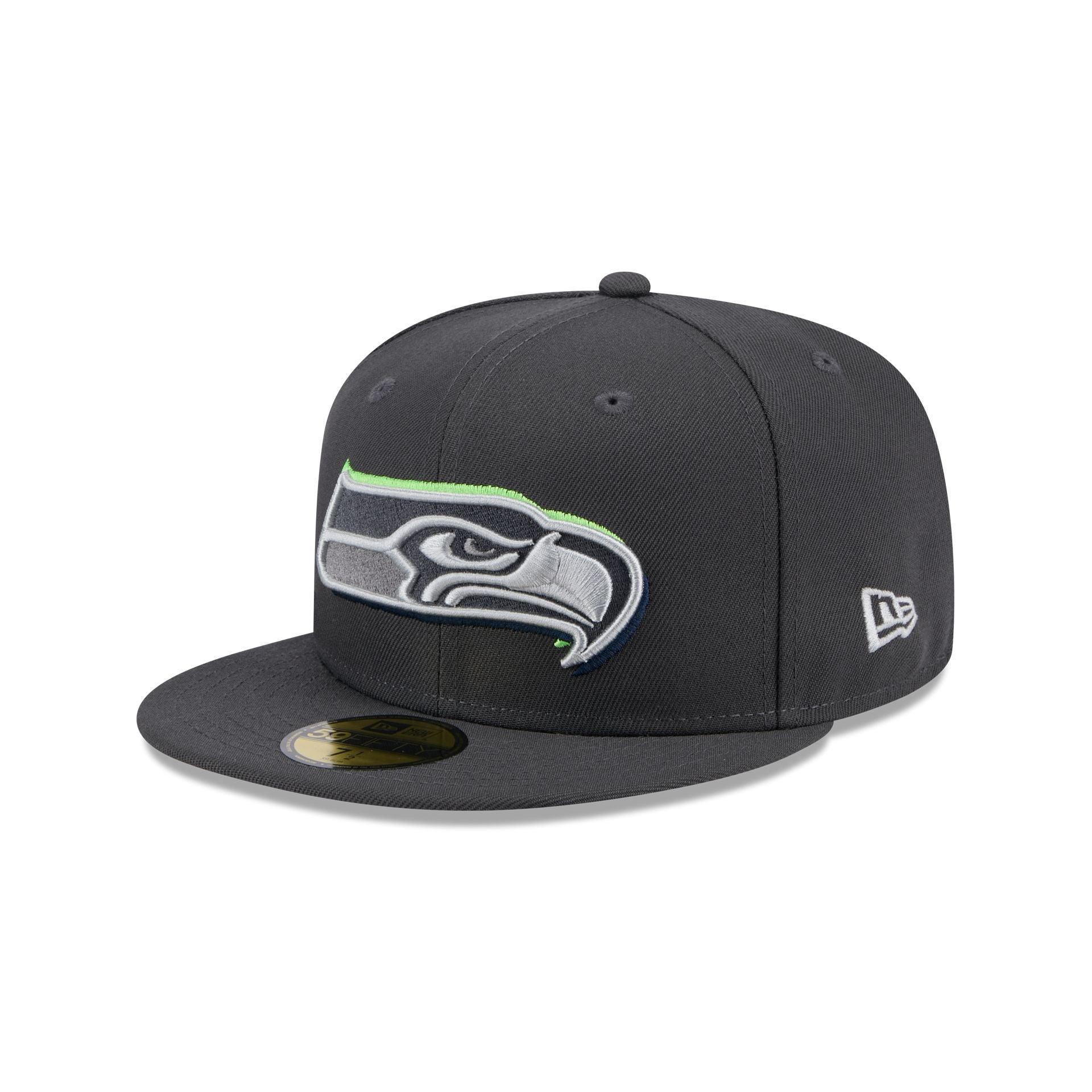 Seattle Seahawks 2024 Draft Gray 59FIFTY Fitted Hat Male Product Image