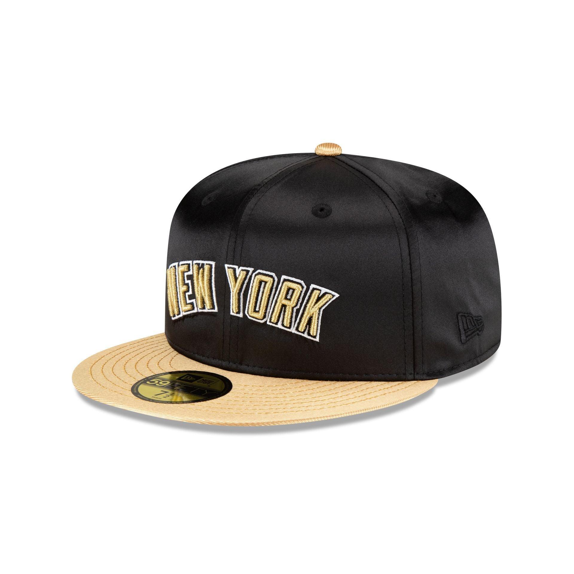 New York Mets Metallic Gold 59FIFTY Fitted Hat Male Product Image