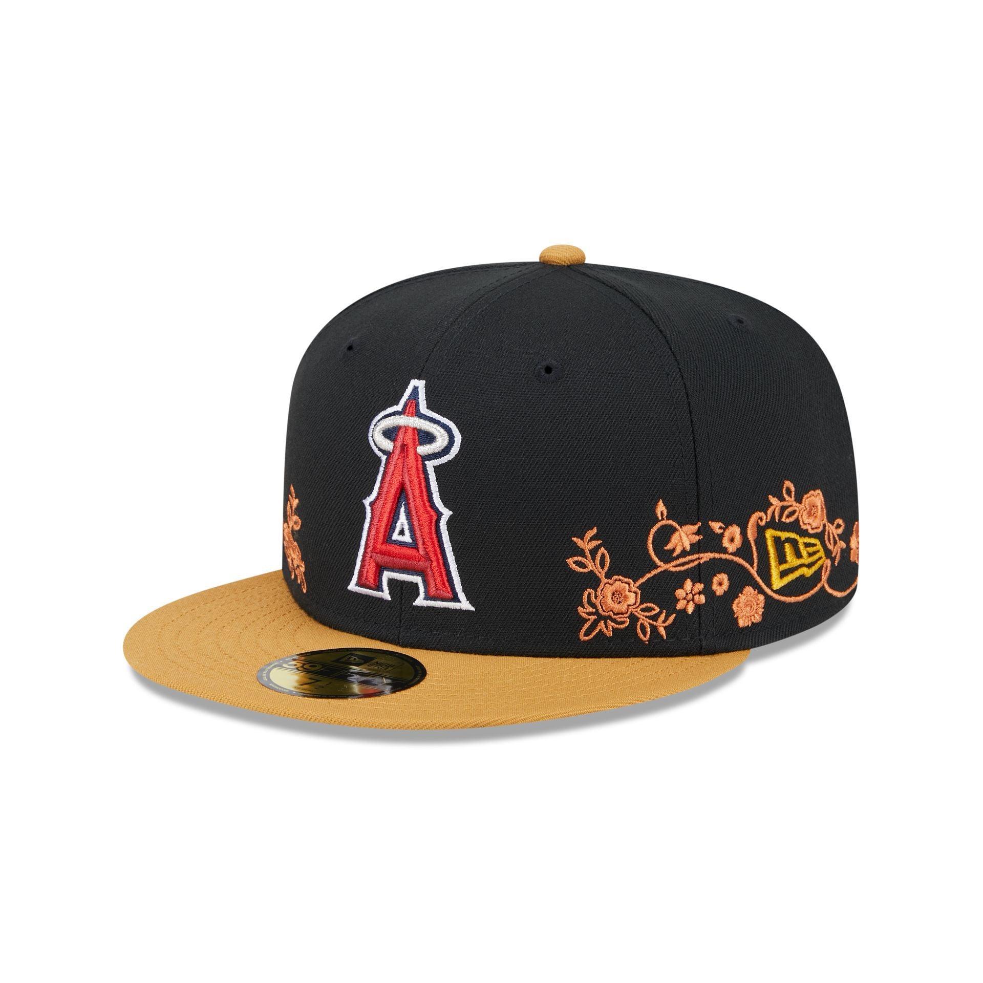 Los Angeles Angels Floral Vine 59FIFTY Fitted Hat Male Product Image