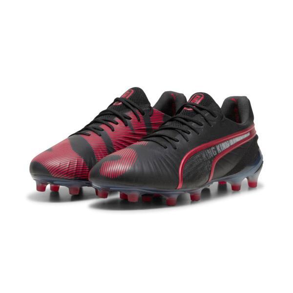 PUMA KING ULTIMATE Launch Edition Firm Ground/Artificial Ground Men's Soccer Cleats Shoes in Red Product Image