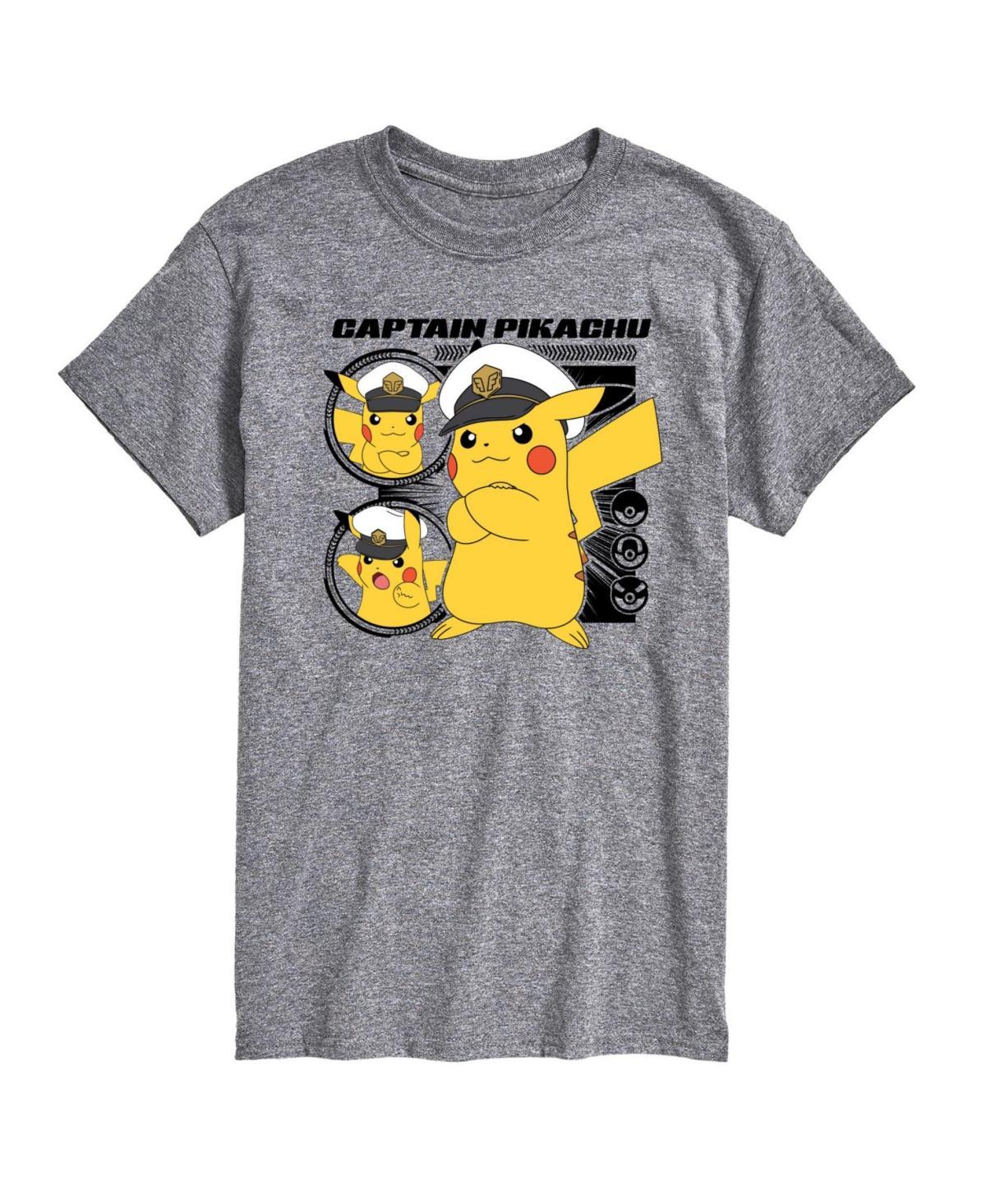 Mens Pokemon Captain Pikachu Graphic Tee Product Image