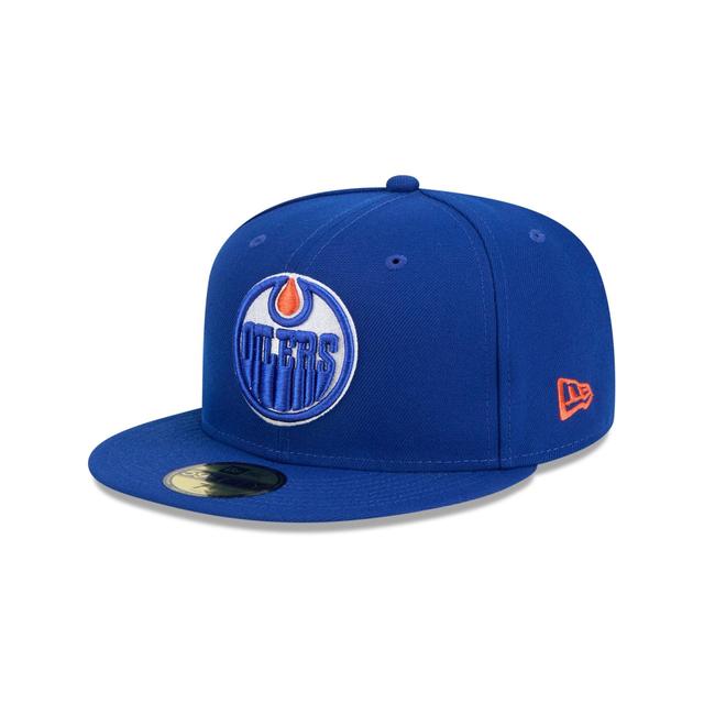 Edmonton Oilers Team 59FIFTY Fitted Hat Male Product Image