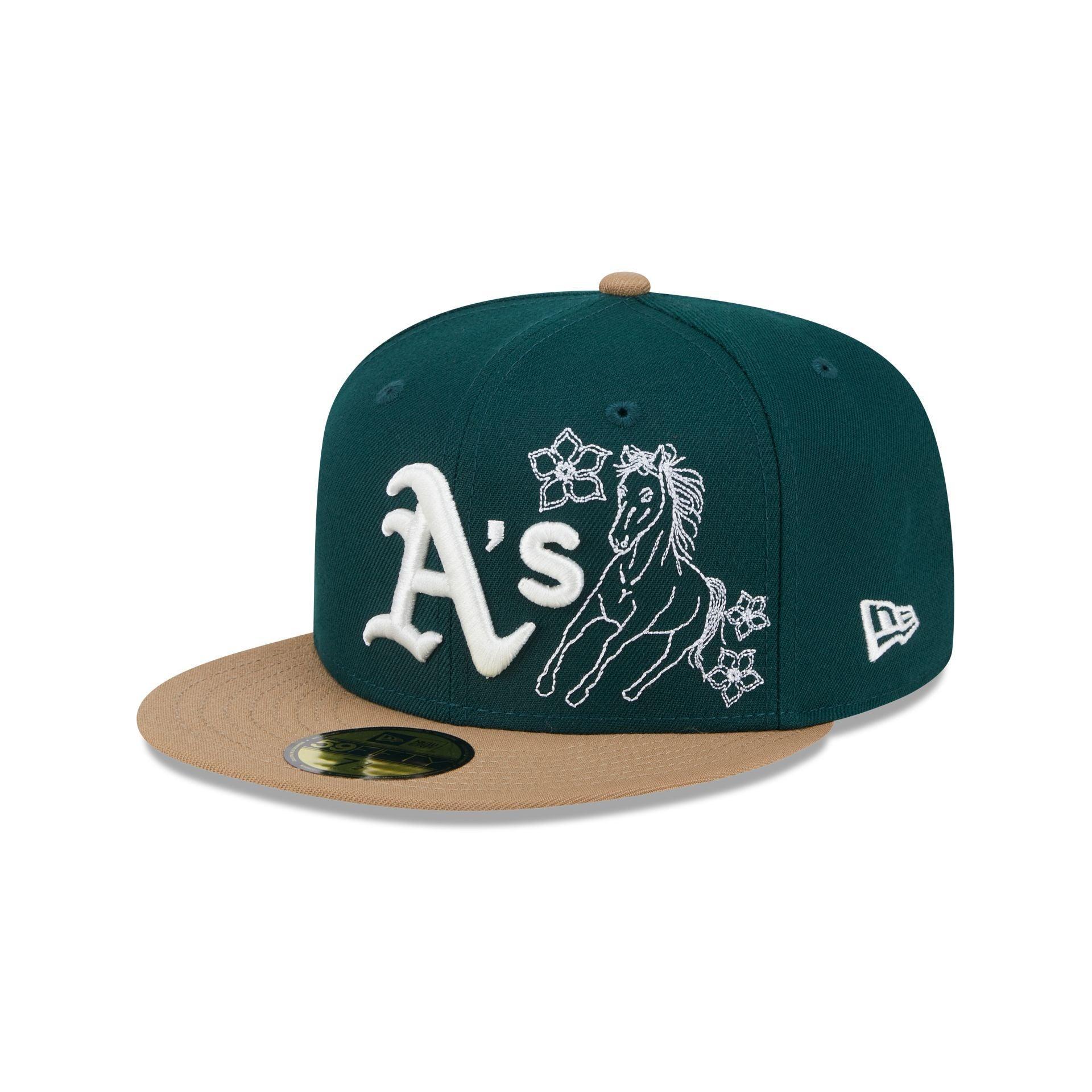 Oakland Athletics Western Khaki 59FIFTY Fitted Hat Male Product Image