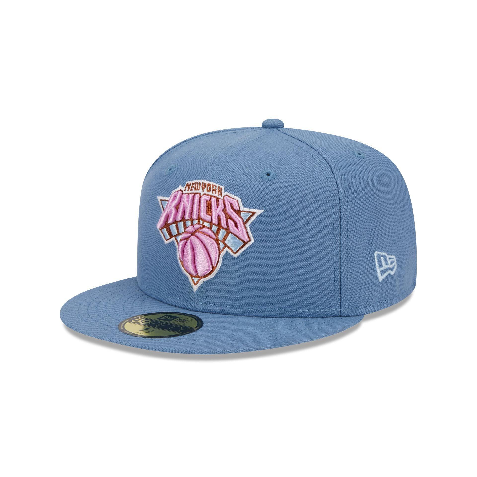 New York Knicks Color Pack Faded Blue 59FIFTY Fitted Hat Male Product Image