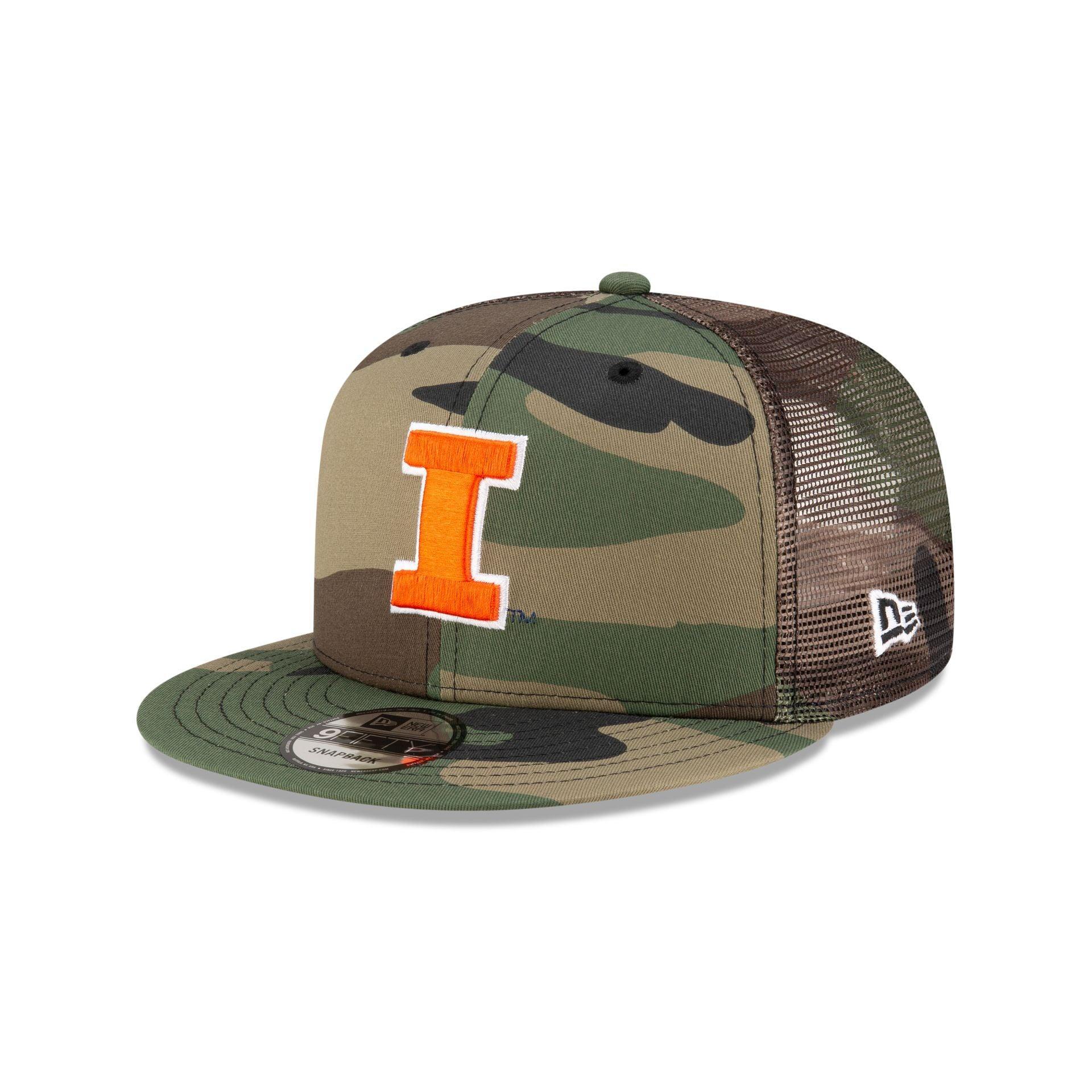 Illinois Fighting Illini Camo 9FIFTY Trucker Hat Male Product Image