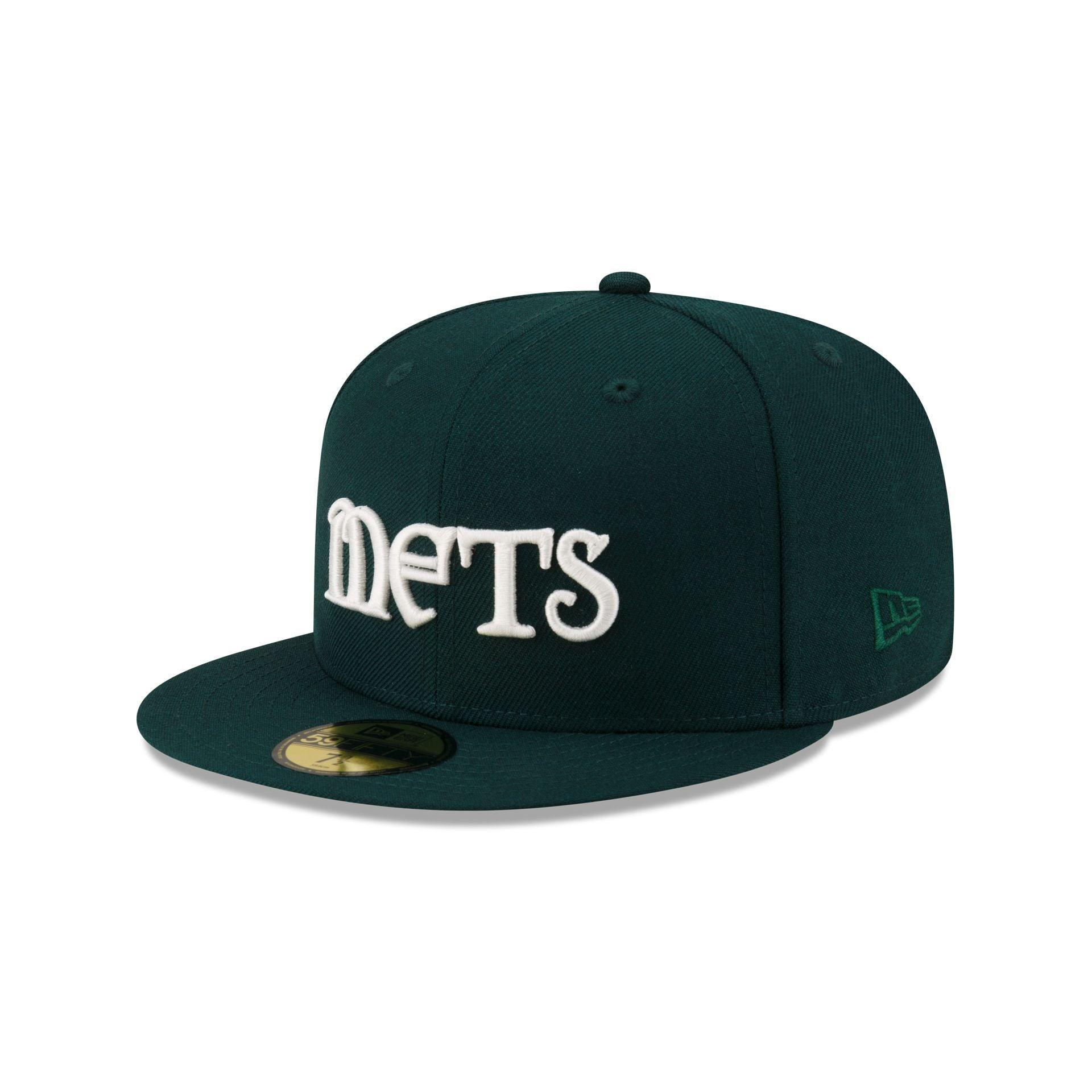 Just Caps Dark Green Wool New York Mets 59FIFTY Fitted Hat Male Product Image