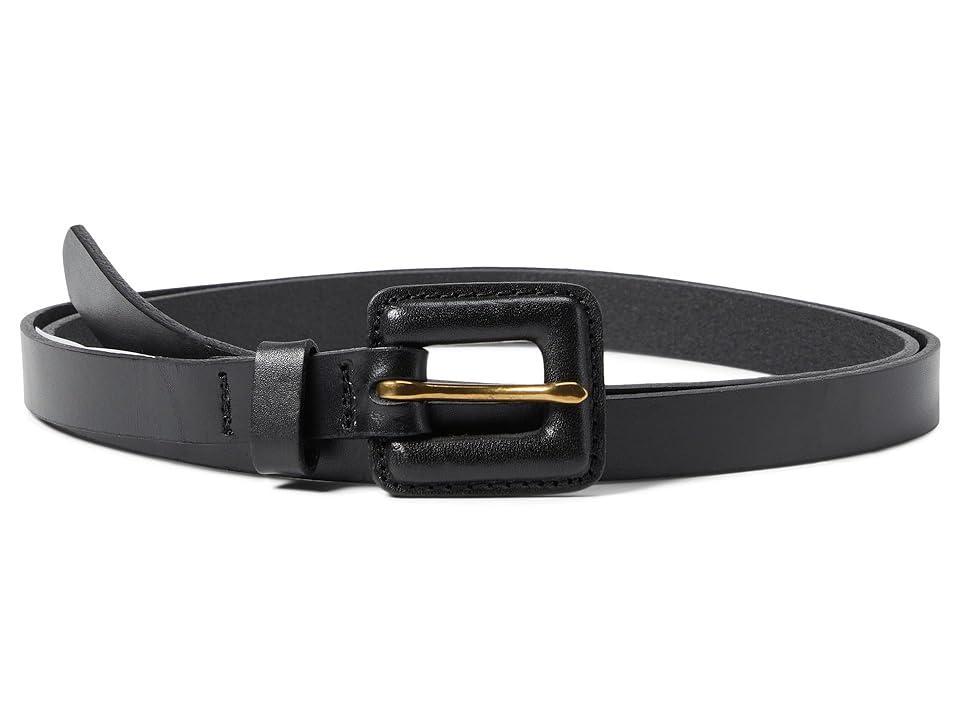 Madewell Pebbled Leather Covered-Buckle Belt (True ) Women's Belts Product Image