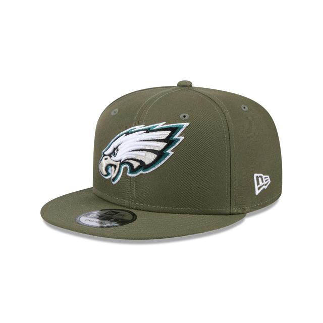 Philadelphia Eagles Olive 9FIFTY Snapback Hat Male Product Image