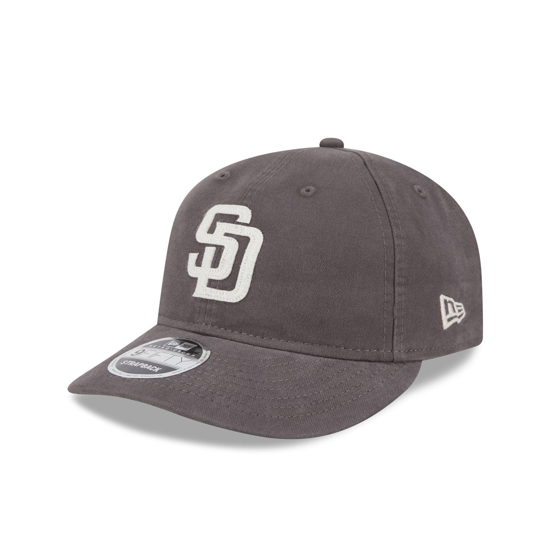 San Diego Padres Canvas Felt Retro Crown 9FIFTY Adjustable Hat Male Product Image