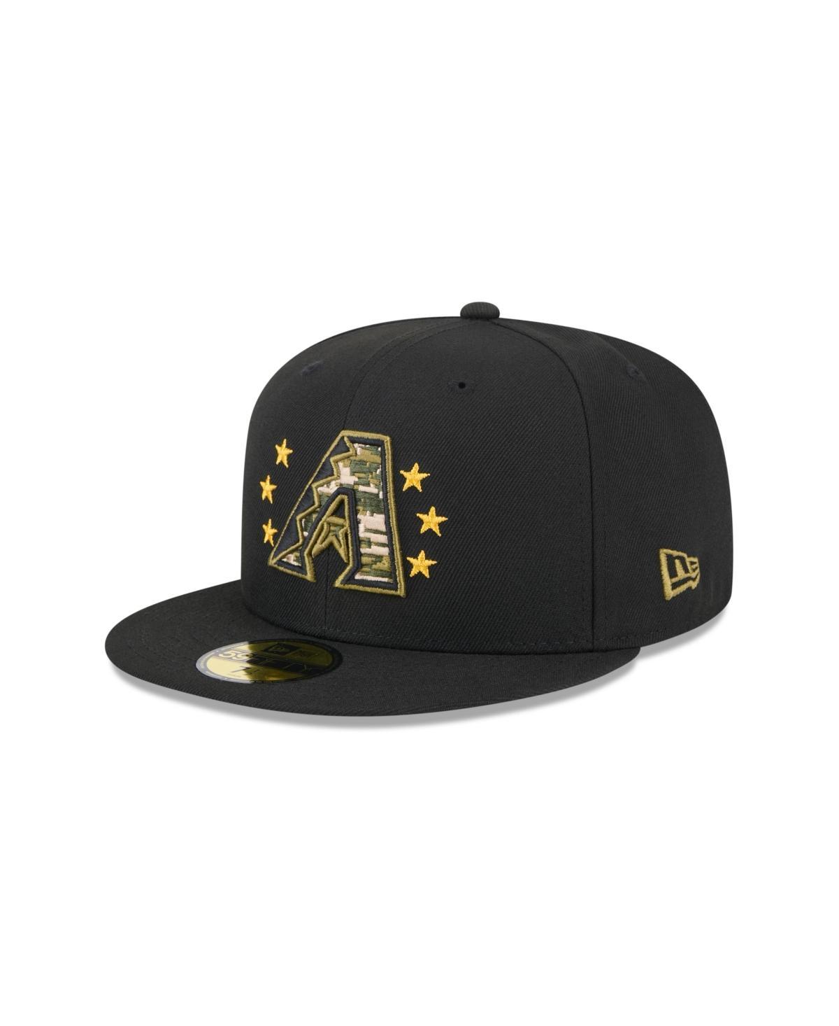 New Era Mens Black Arizona Diamondbacks 2024 Armed Forces Day On-Field 59FIFTY Fitted Hat Product Image