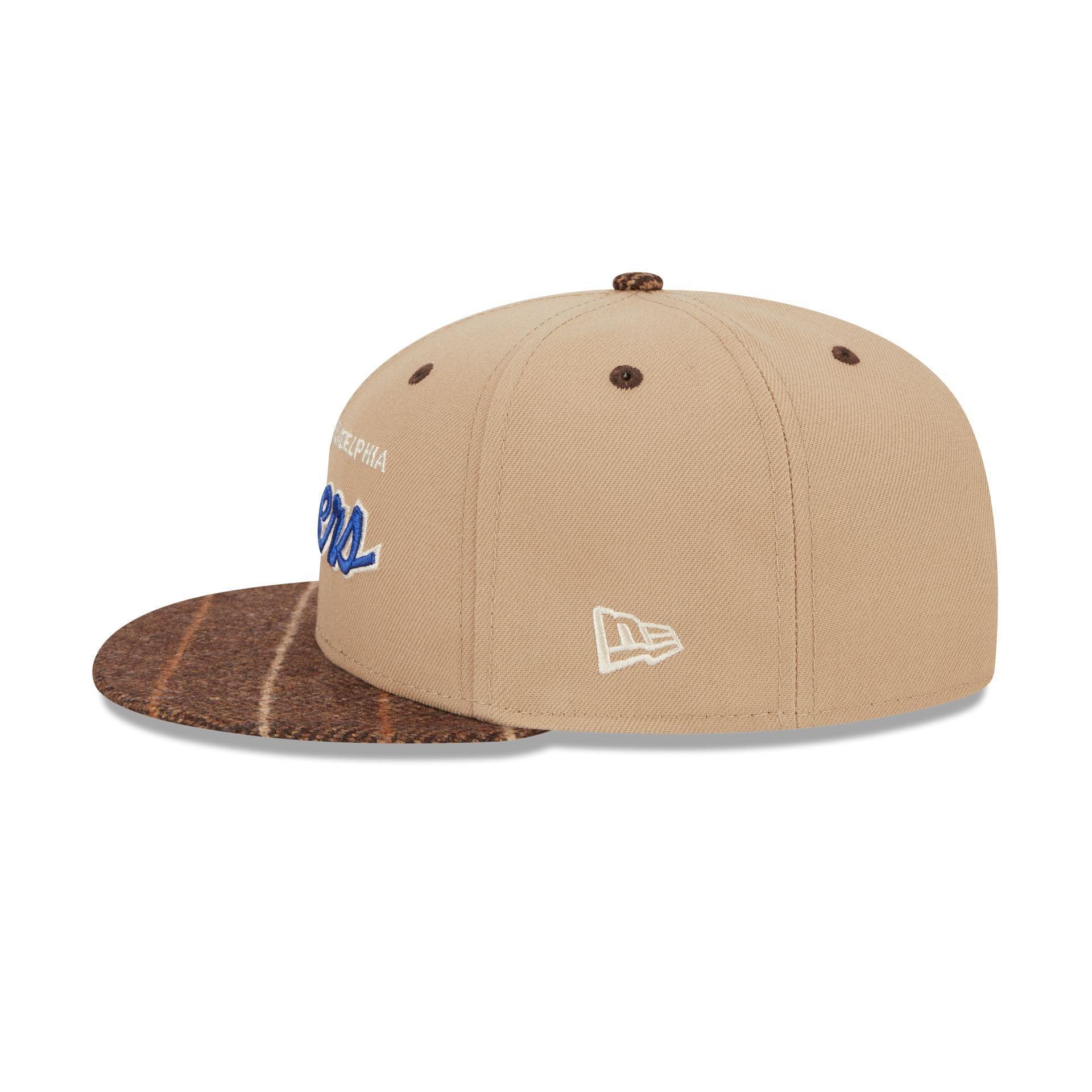 Philadelphia 76ers Traditional Check 9FIFTY Snapback Hat Male Product Image