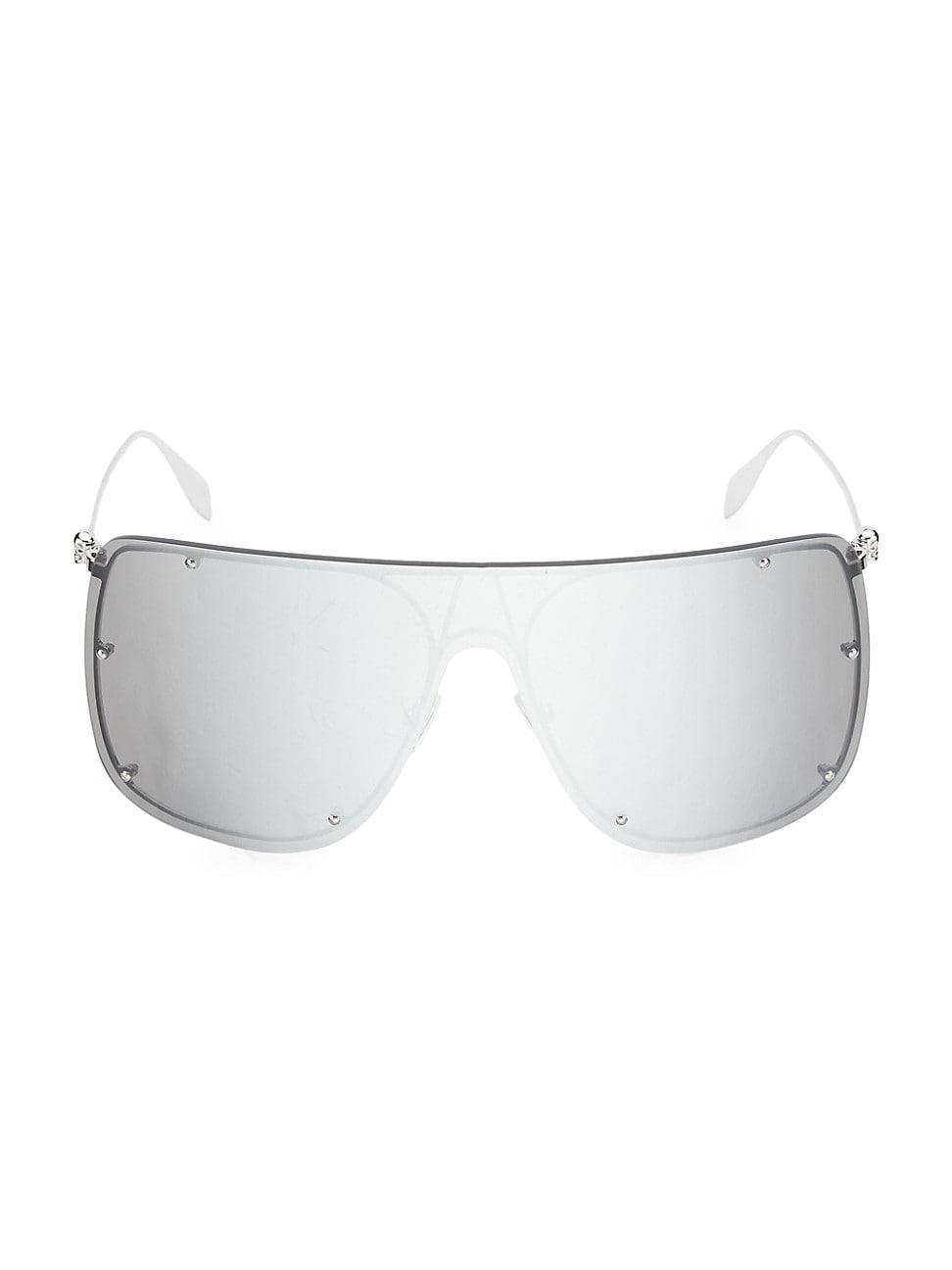 Mens Metal 99MM Shield Sunglasses Product Image