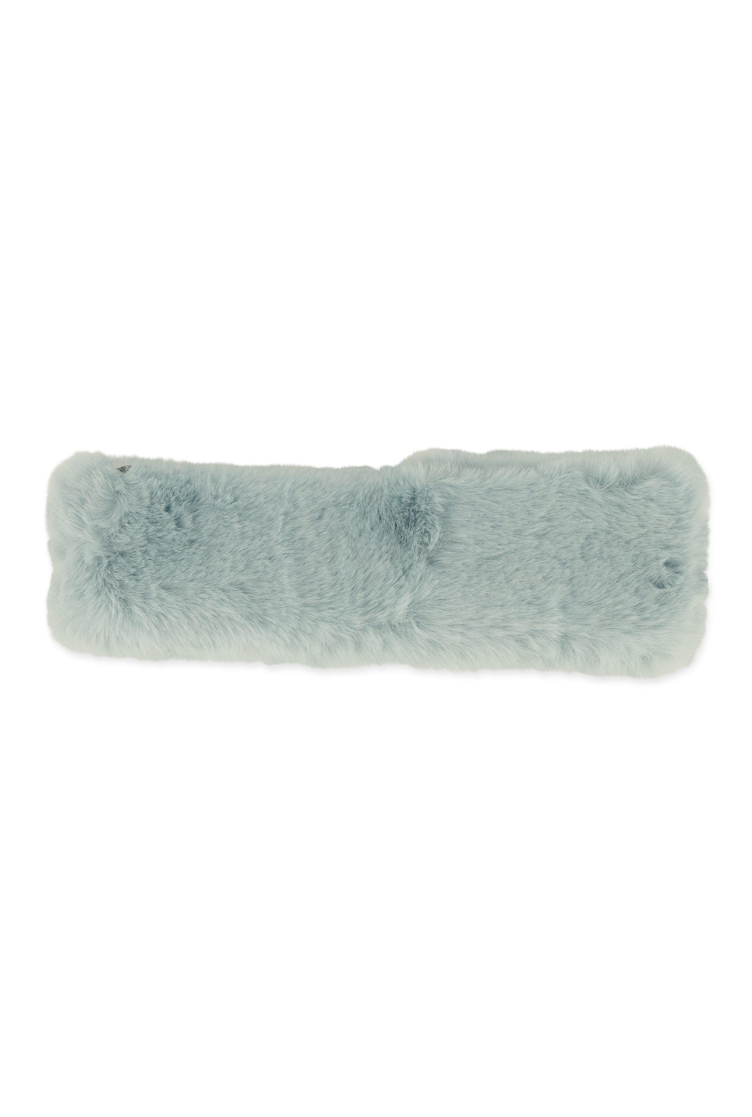 Womens Faux Fur Elastic Back Head Wrap Product Image