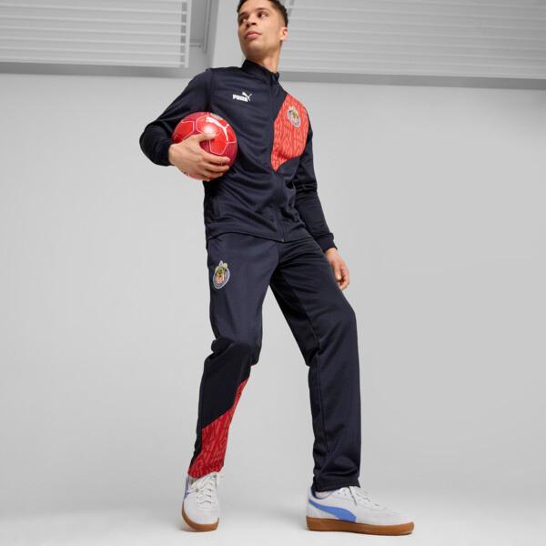 PUMA C.D. Guadalajara ftblCULTURE+ Men's Track Jacket in Dark Blue Product Image