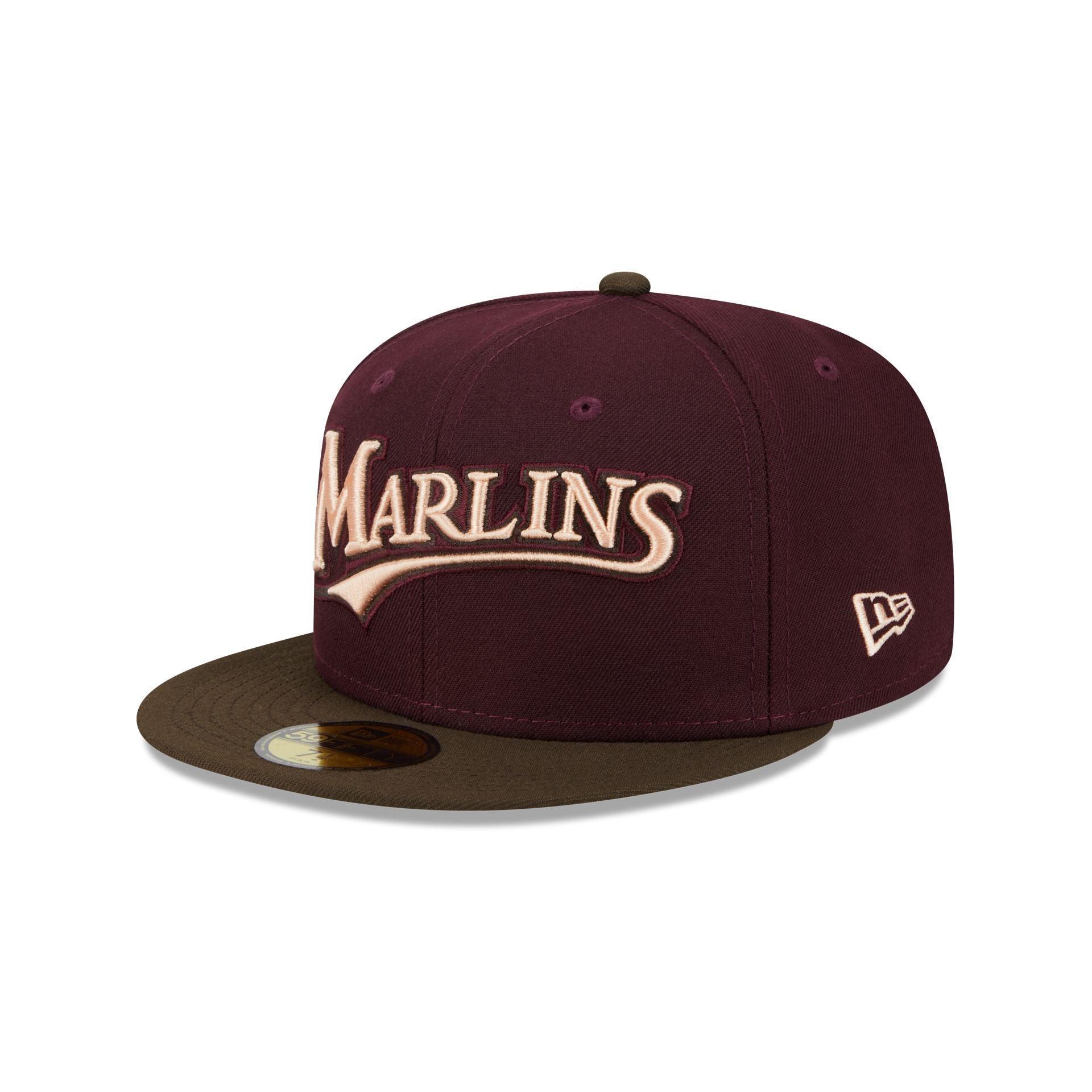 Miami Marlins Berry Chocolate 59FIFTY Fitted Hat Male Product Image