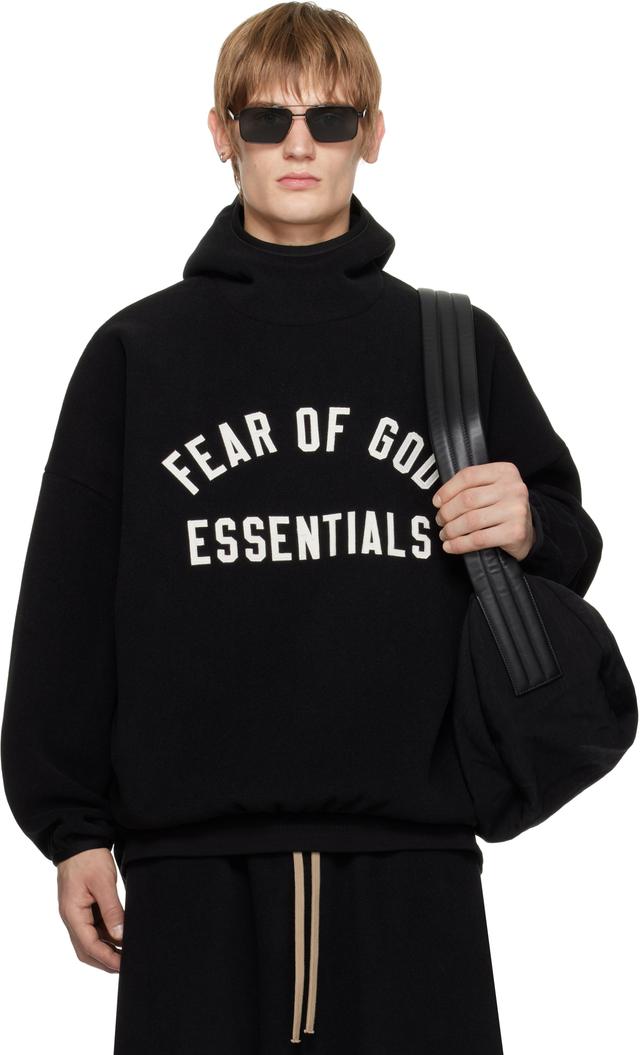 Black Brushed Hoodie Product Image