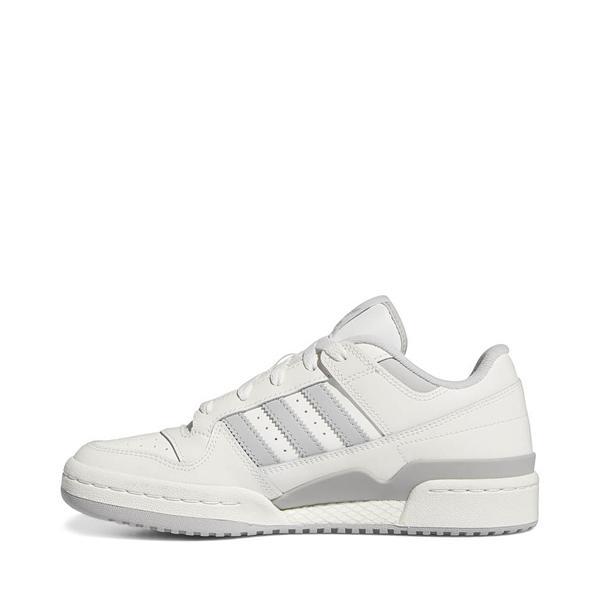 Womens adidas Forum Low CL Athletic Shoe - Cloud White / Grey Product Image