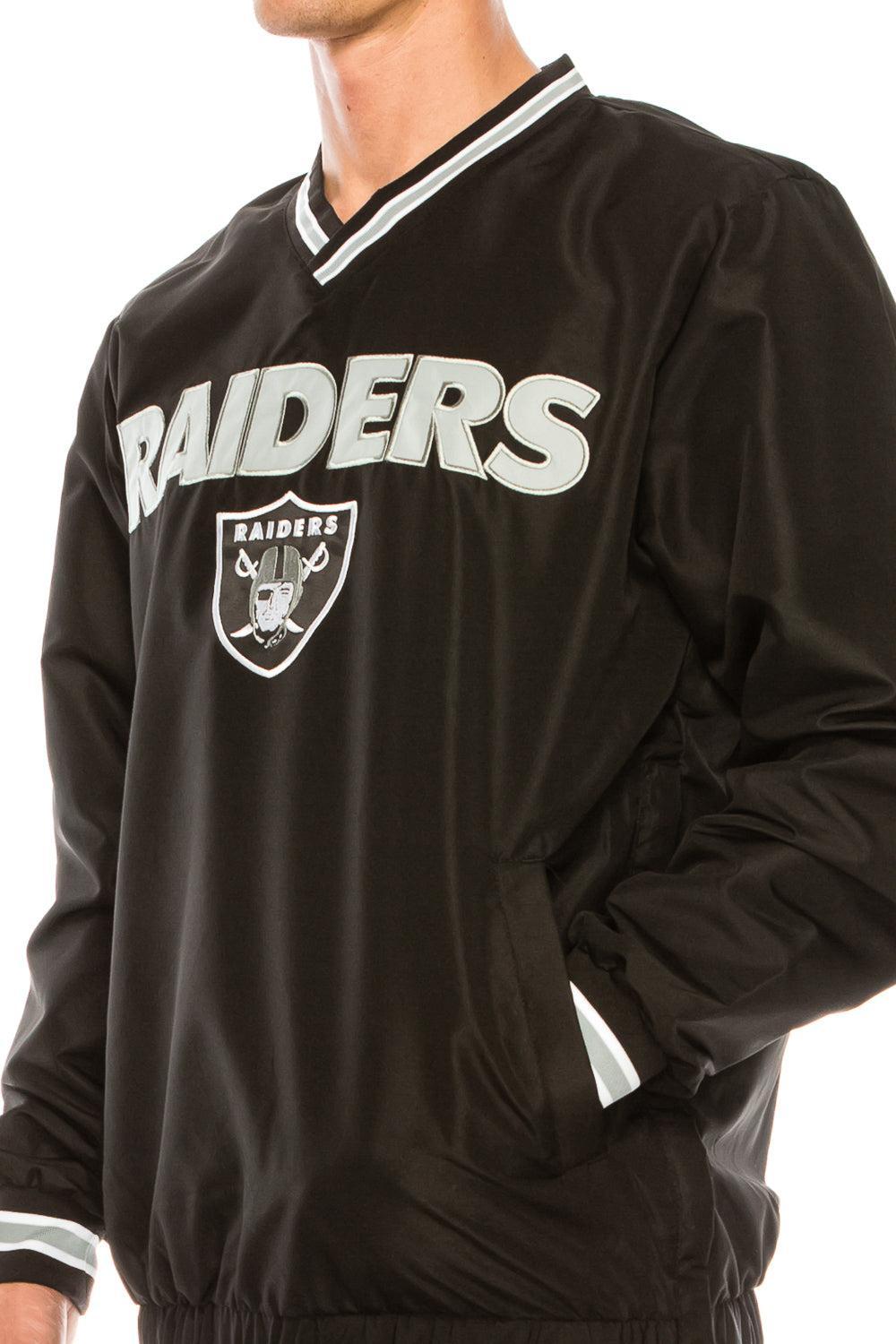 Las Vegas Raiders Windbreaker with Two Pockets Male Product Image