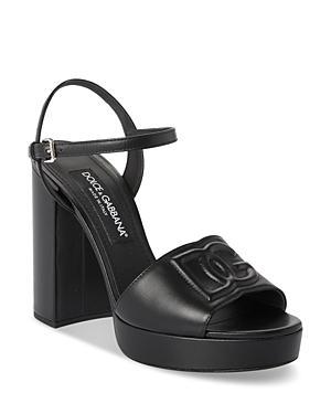 Dolce & Gabbana Keira DG Logo Platform Sandal Product Image