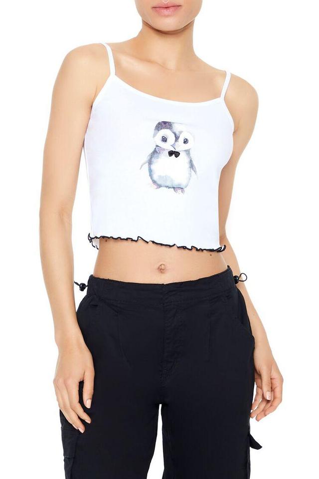 Penguin Graphic Cropped Cami | Forever 21 Product Image