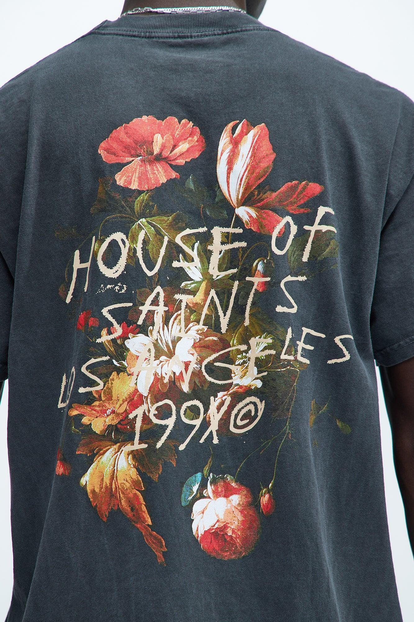 House Of Saints LA Short Sleeve Tee - Black Product Image