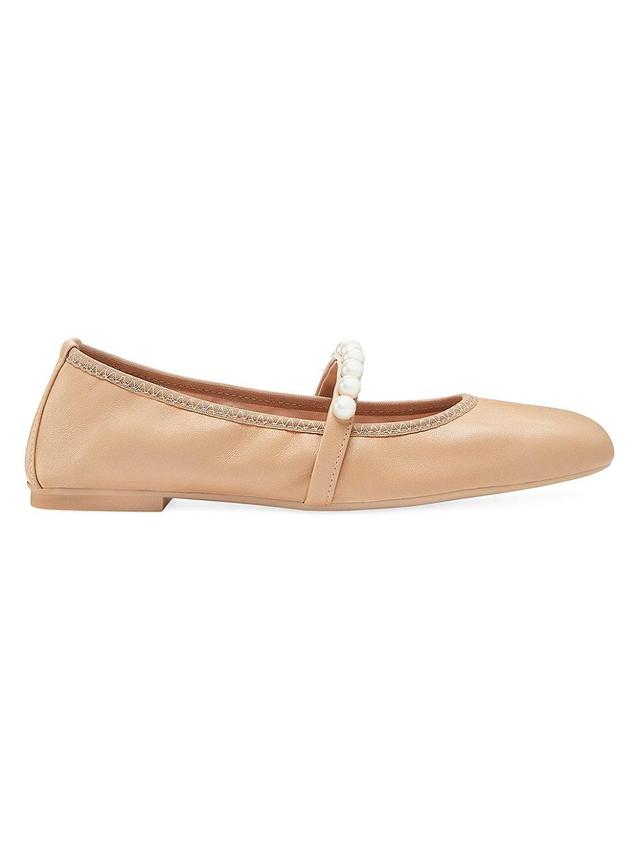 Womens Goldie Leather Ballet Flats Product Image