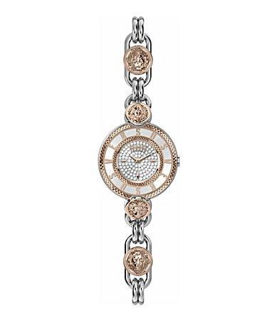 Versus Versace Womens Les Docks Petite 2 Hand Quartz Silver-Tone Stainless Steel Watch, 30mm Product Image