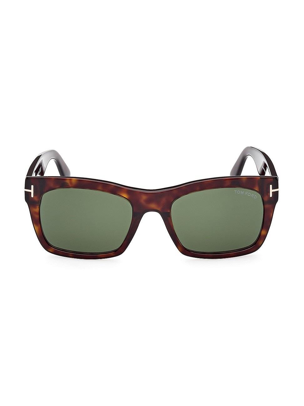 Mens 56MM Rectangular Sunglasses Product Image