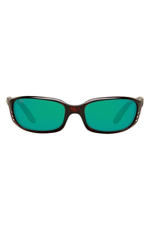 Costa Del Mar Brine 59mm Mirrored Polarized Oval Sunglasses Product Image