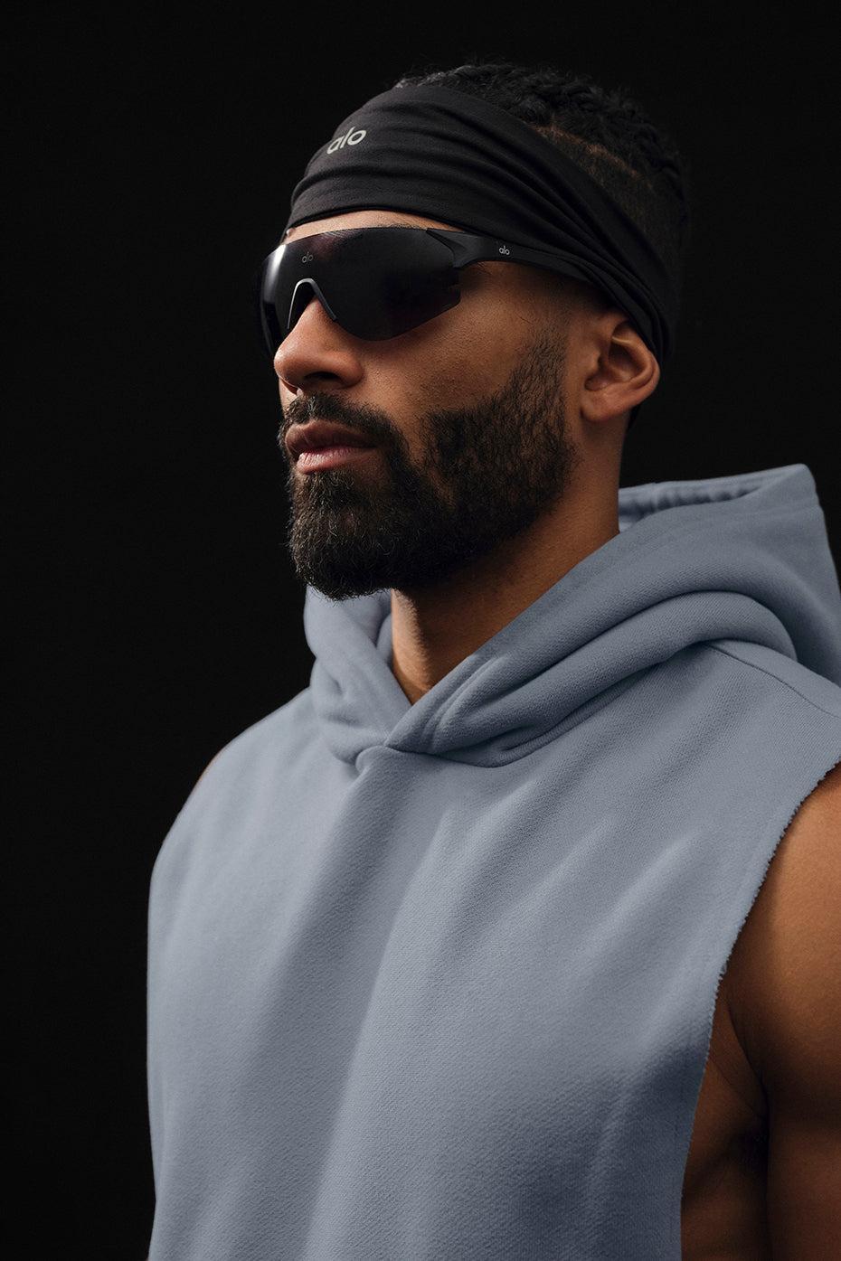 Renown Sleeveless Hoodie - Steel Grey Male Product Image