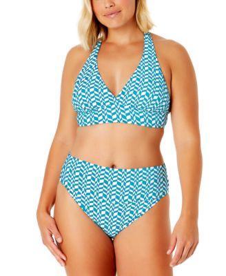 Anne Cole Womens Marilyn Halter V-Neck Bikini Top Product Image