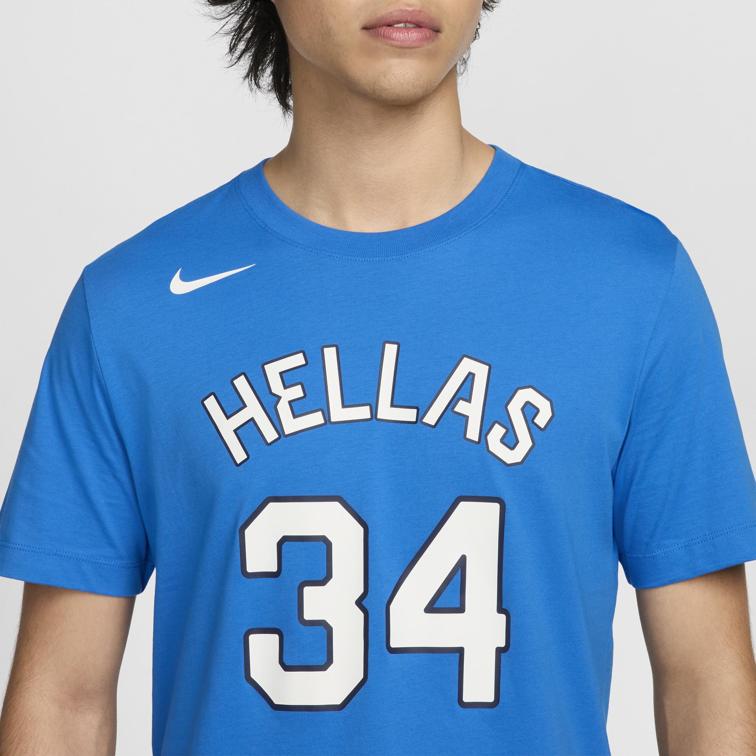 Giannis Antetokounmpo Greece Nike Men's Basketball T-Shirt Product Image