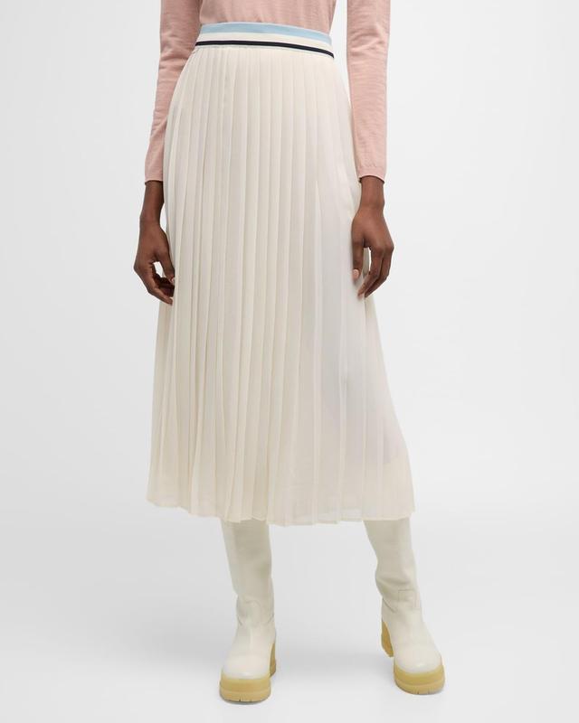 Pleated Midi Skirt Product Image