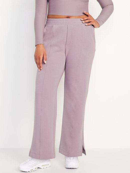 High-Waisted Dynamic Fleece Trouser Pants Product Image