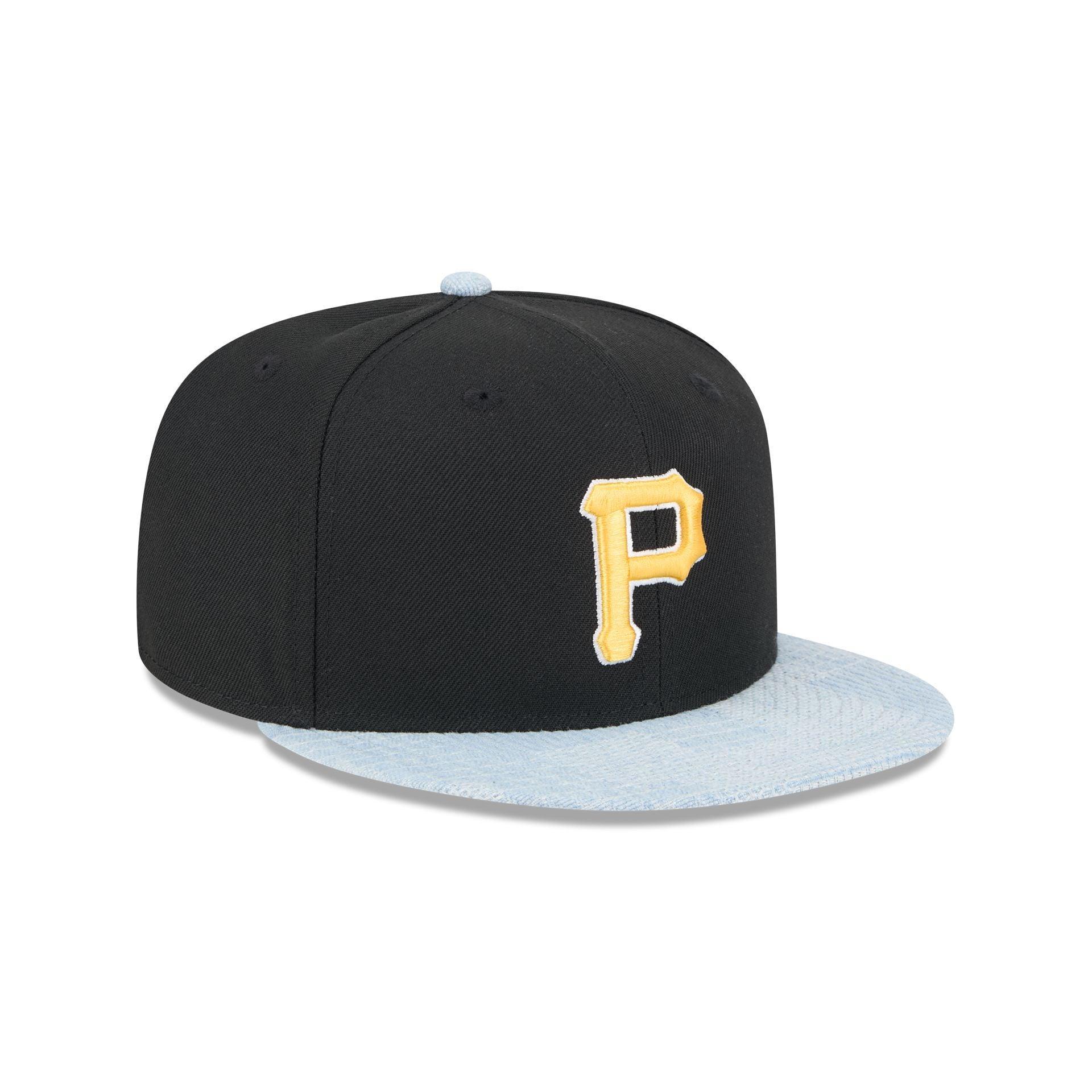 Pittsburgh Pirates Patch Denim 59FIFTY Fitted Hat Male Product Image