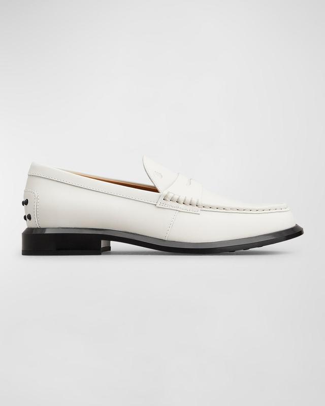 Mens Funes Leather Penny Loafers Product Image