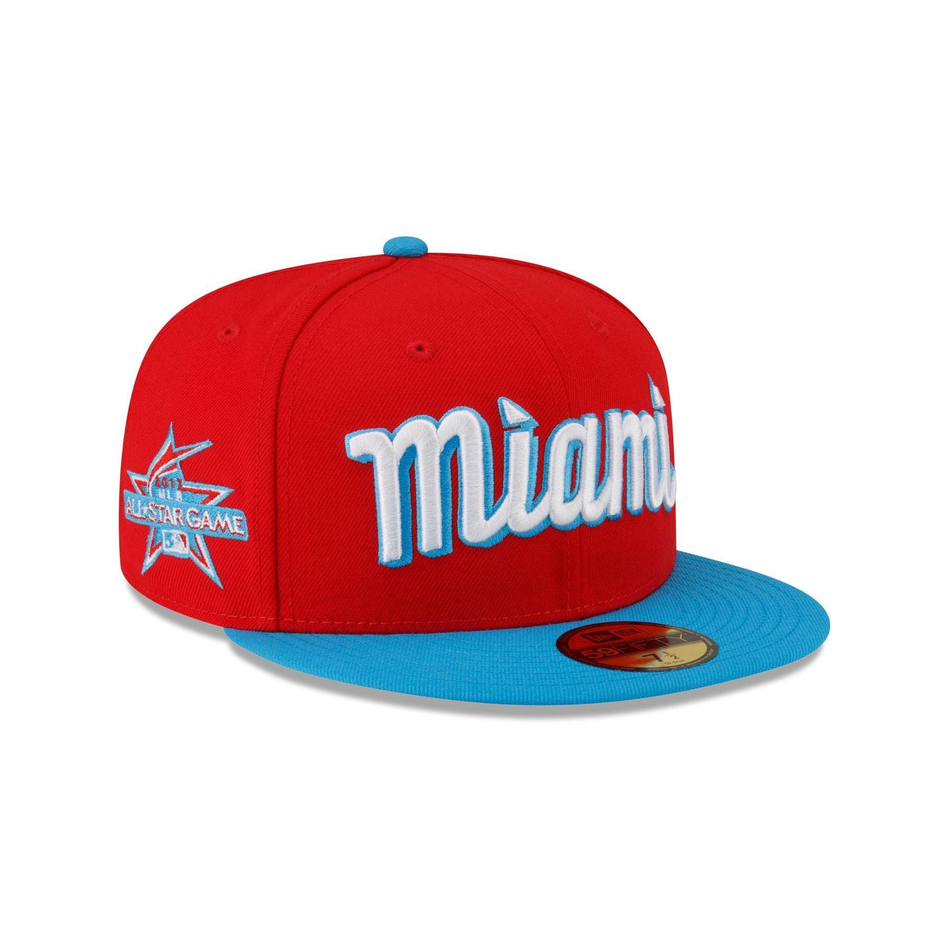 Miami Marlins Team 59FIFTY Fitted Hat Male Product Image