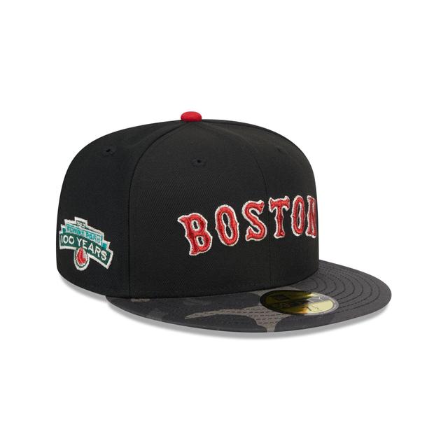 Boston Red Sox Metallic Camo 59FIFTY Fitted Hat Male Product Image