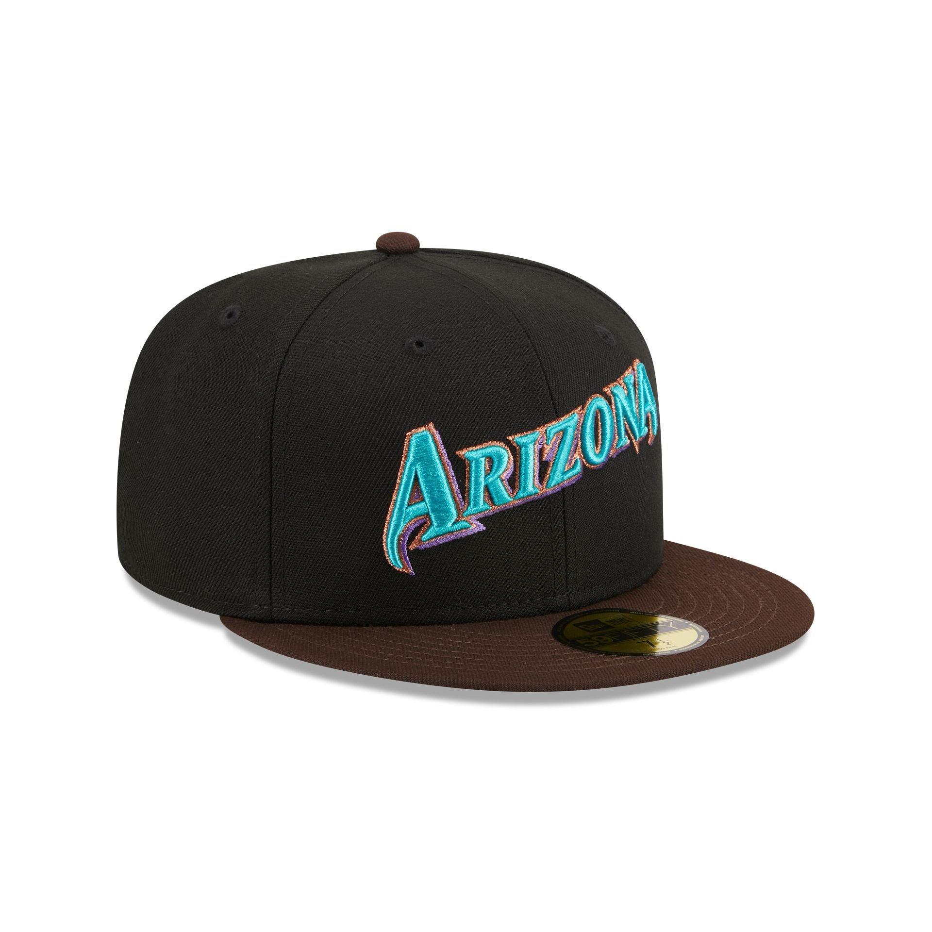 Arizona Diamondbacks Chocolate Visor 59FIFTY Fitted Hat Male Product Image