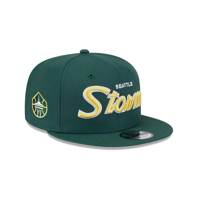 Seattle Storm Script 9FIFTY Snapback Hat Male Product Image