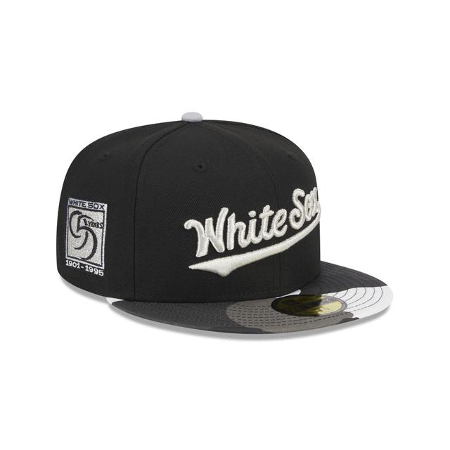 Chicago White Sox Metallic Camo 59FIFTY Fitted Hat Male Product Image