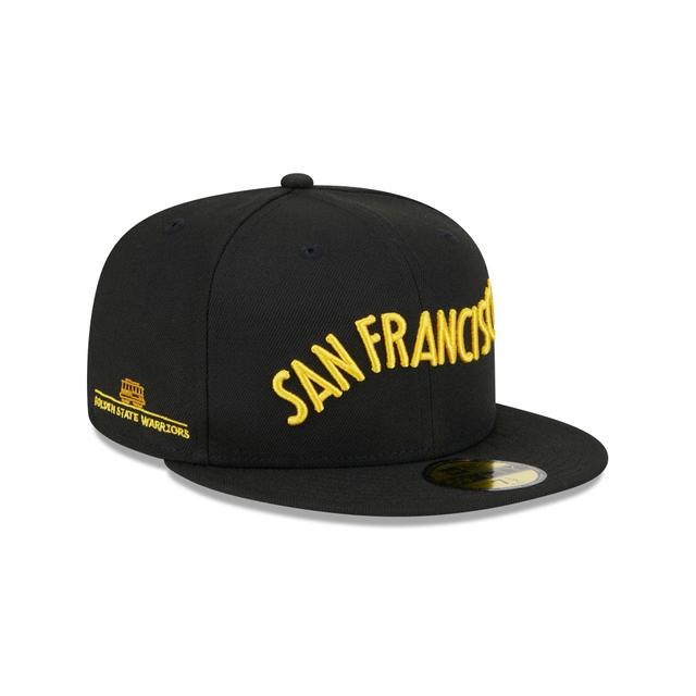 Golden State Warriors 2023 City Edition Alt 59FIFTY Fitted Hat Male Product Image