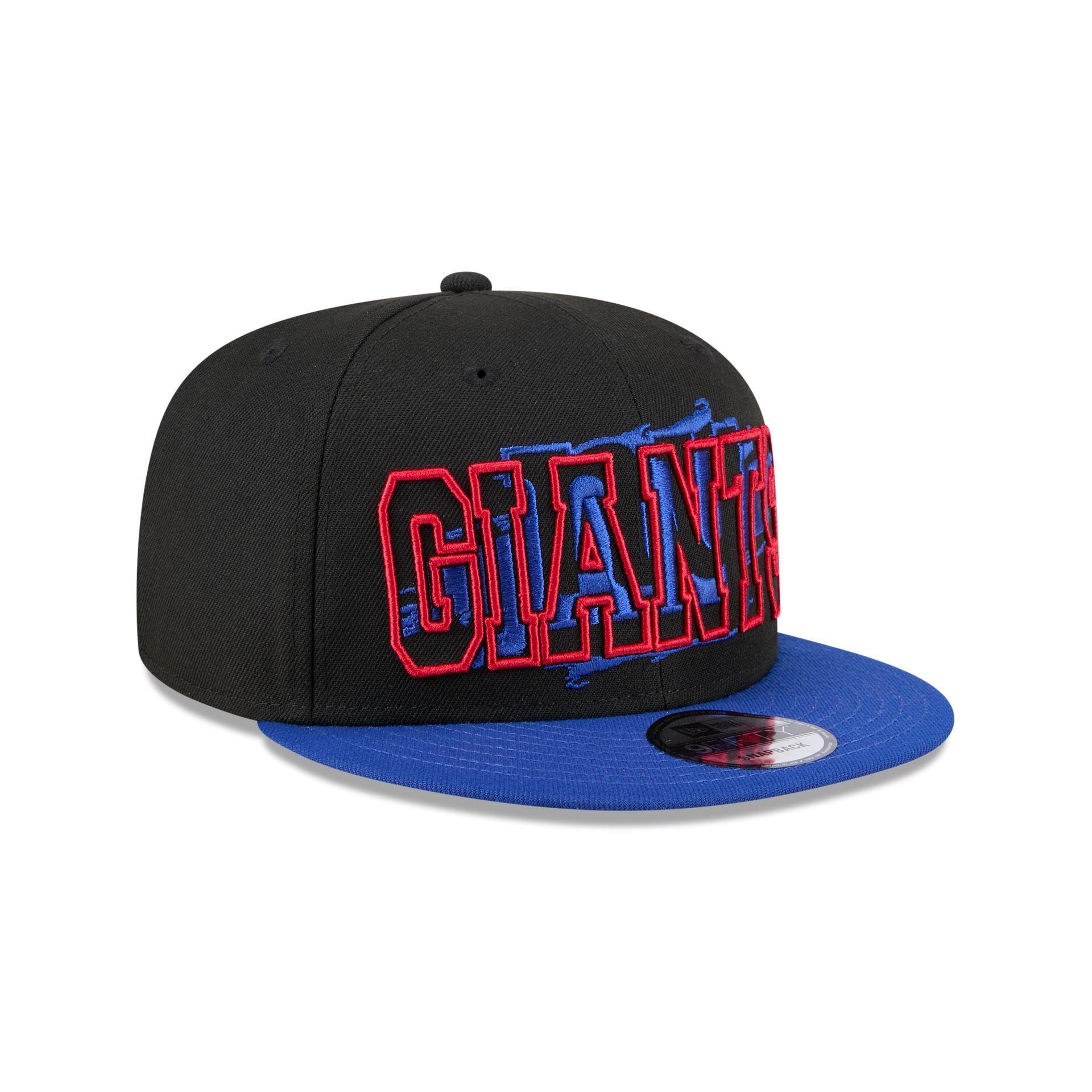 New York Giants Splatter 9FIFTY Snapback Hat Male Product Image