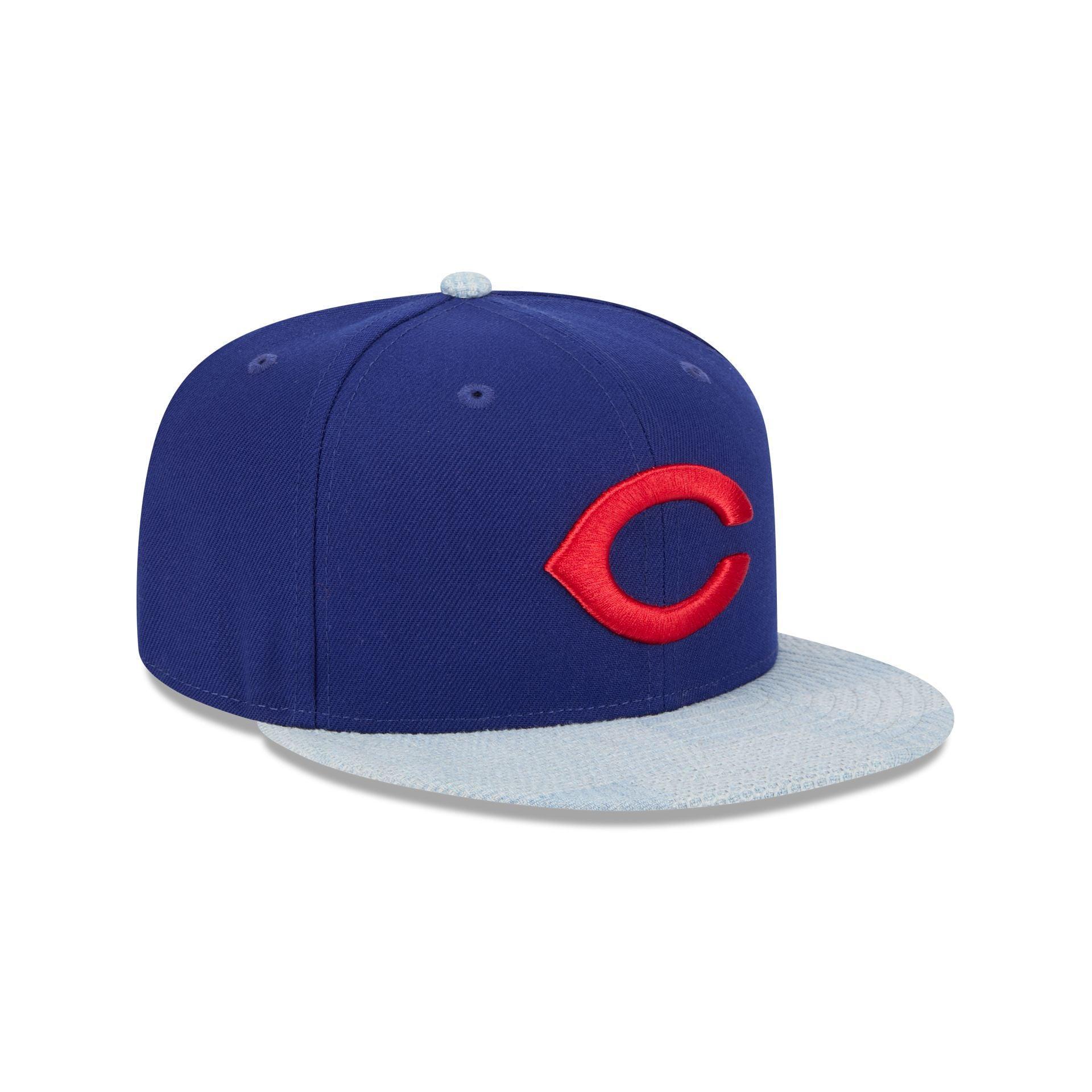 Chicago Cubs Patch Denim 59FIFTY Fitted Hat Male Product Image