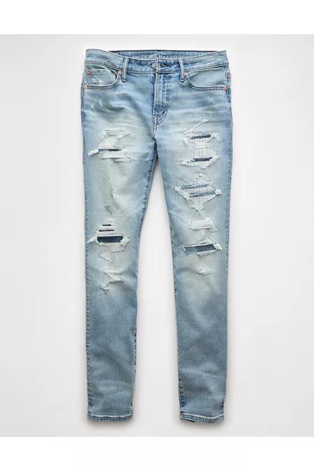 AE AirFlex Patched Athletic Skinny Jean Mens Product Image