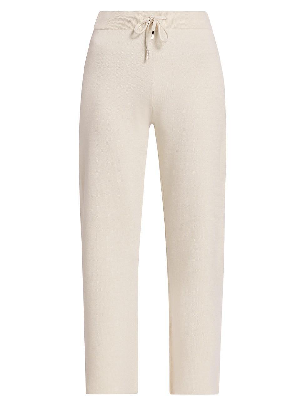 Womens Double-Knit Cropped Pants Product Image