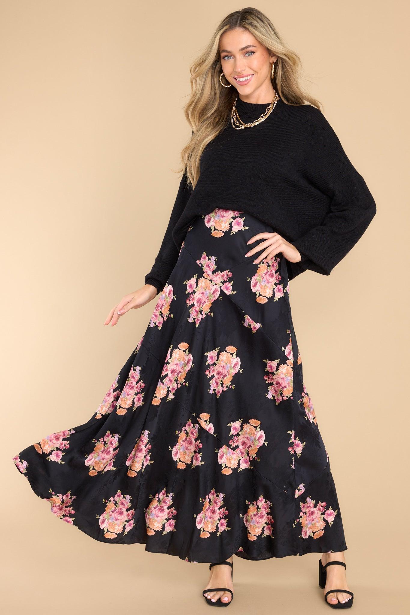 Booker Black Pearl Maxi Skirt Product Image