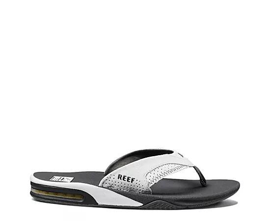 Mens Reef Fanning Sandal - Grey / White Product Image